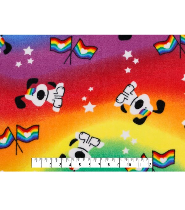 Pride Dogs Anti Pill Fleece Fabric - Image 4