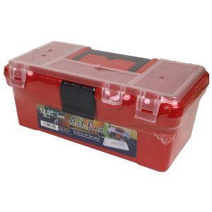 Pro Art 12.5 Red Lockable Storage Box