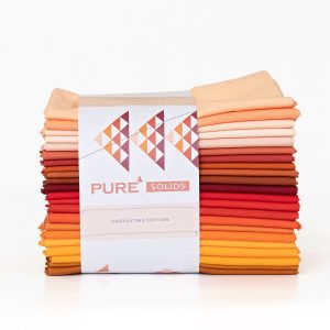 Art Gallery Fabrics Harvesting 22Pc Pure Solids Cotton Fabric Quarter Bundle