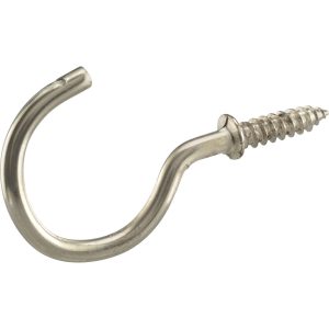 Ook 7/8 Nickel Cup Hooks 8pk