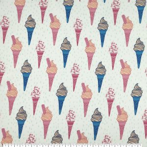 Ice Cream Super Snuggle Flannel Fabric