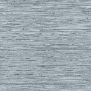 RoomMates Faux Grasscloth Peelable Wallpaper Blue