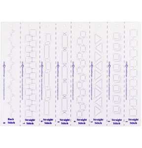 Creative Impressions 9 x 6 Embroidery Stitch Templates 4pk