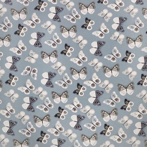 Sophisticated Butterfly Blue Super Snuggle Flannel Fabric