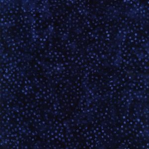 Blue Scattered Dots Batik Cotton Fabric