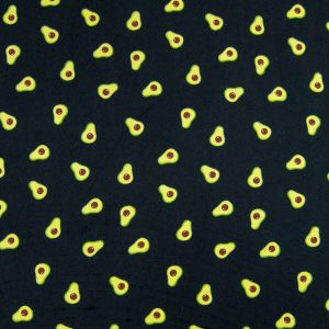 Tossed Avocado Super Snuggle Flannel Fabric