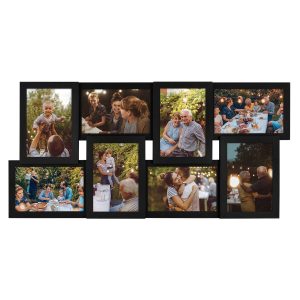 MCS Black 8 Photo Dimensional Collage Frame