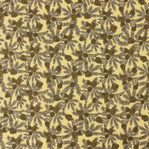 Tree   Pinecones Super Snuggle Flannel Fabric