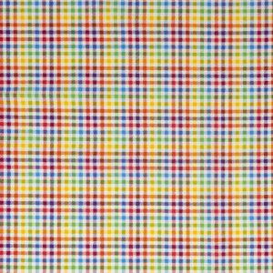 Rainbow Gingham Checkered Cotton Fabric by Keepsake Calico
