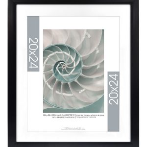20 x 24 Poster Frame Gallery Black