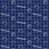 Penn State Nittany Lions Flannel Fabric Checks