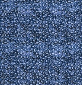 Navy Sundrenched Floral Cotton Fabric by Keepsake Calico