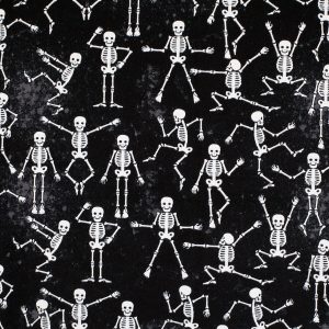 Skeleton Super Snuggle Flannel Fabric