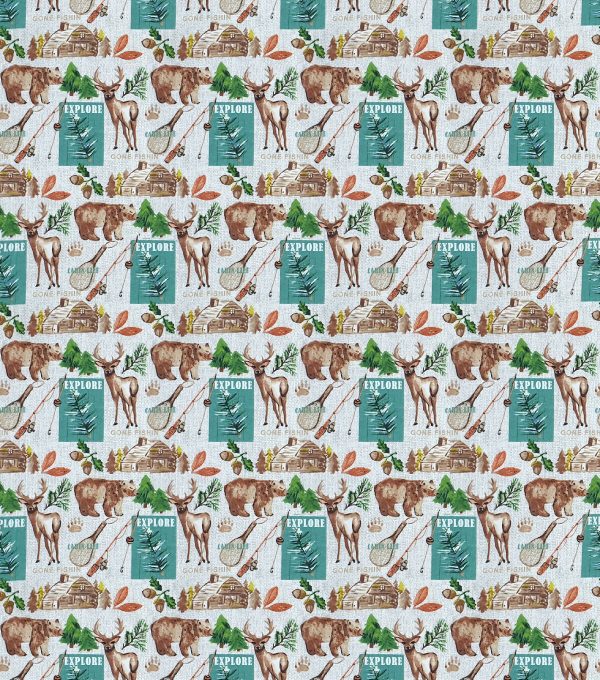 Cabin Life Super Snuggle Flannel Fabric - Image 2