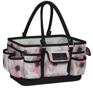 Everything Mary 13 Pink Floral Collapsible Deluxe Store   Tote