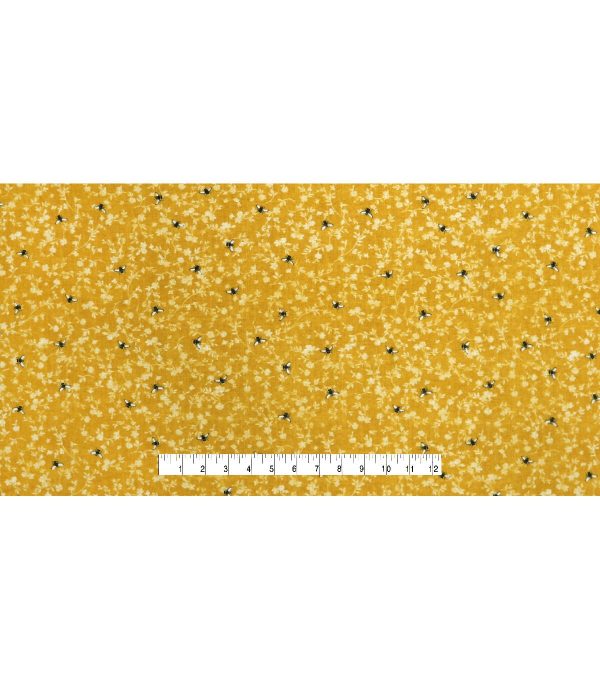 Bee Yellow 108 Wide Flannel Fabric - Image 4