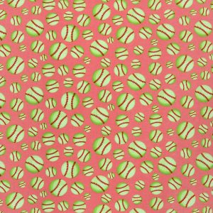 Softball Super Snuggle Flannel Fabric