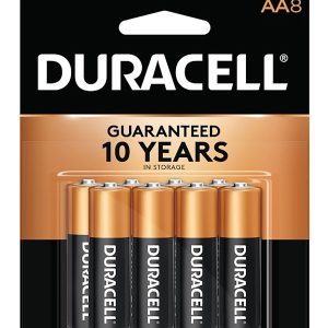 Duracell Coppertop Alkaline AA 8pc