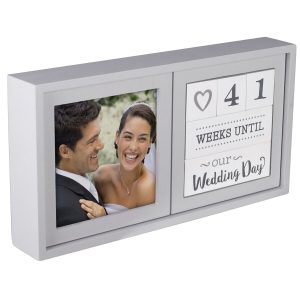 Malden 4 Picture Frame With Wedding Countdown Block