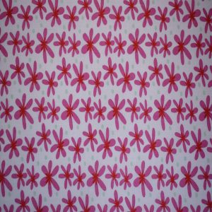 Pink Floral   Mint Dots Quilt Cotton Fabric by Quilter s Showcase