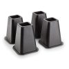 Simplify 6 Black Bed Raisers 4pk