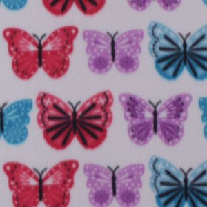 Cutout Butterflies Blizzard Fleece Fabric