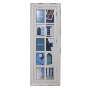 Northlight 35 Distressed Windowpane 10 Photo Frame