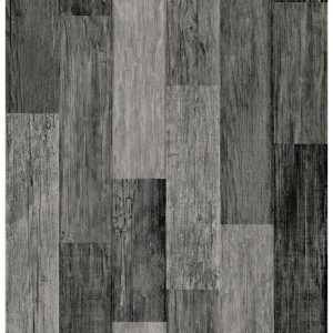 RoomMates Wallpaper Weathered Wood Plank