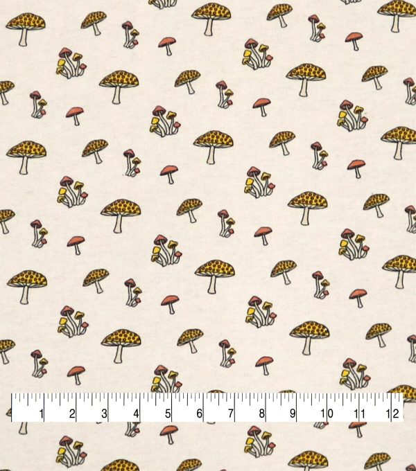 POP! Mushrooms Super Snuggle Flannel Fabric - Image 3
