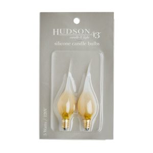 5 Watt Silicone Flamless Candle Replacement Bulbs 2pk by Hudson 43 - 1