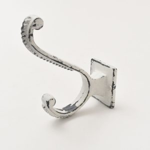 Dritz Home Metal Traditional Wall Hook White