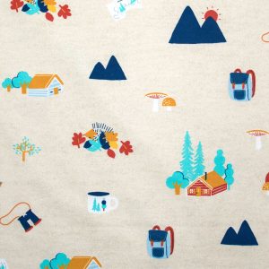 POP! Super Snuggle Camping Flannel Fabric