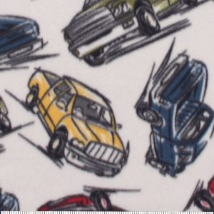 Classic Truck Blizzard Fleece Fabric