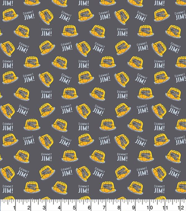 The Office Pranks Stapler Cotton Fabric