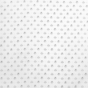 Stamped Floral Blue Super Snuggle Cotton Fabric