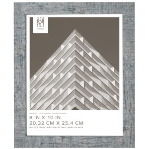 8 x 10 Distressed Navy Coastal Tabletop Picture Frame by Place   Time