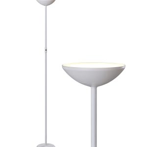 Brightech SkyLite LED Floor Lamp   White