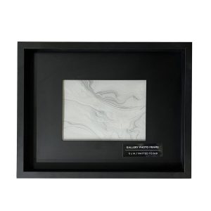 Innovative Creations Black Wooden Frame with Mat 11 14