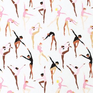 Ballerinas Super Snuggle Flannel Fabric