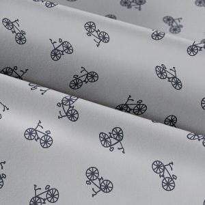 Bicycle Tossed Super Snuggle Flannel Fabric