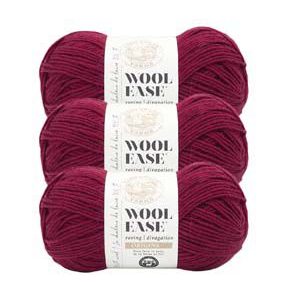 Lion Brand Wool Ease Roving Origins 299yds Worsted Wool Yarn 3 Bundle