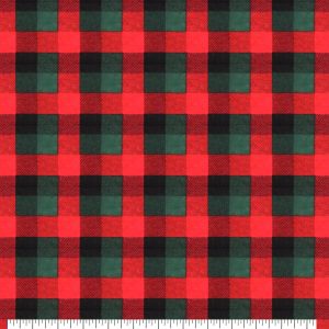 Tri Buffalo Check Super Snuggle Flannel Fabric