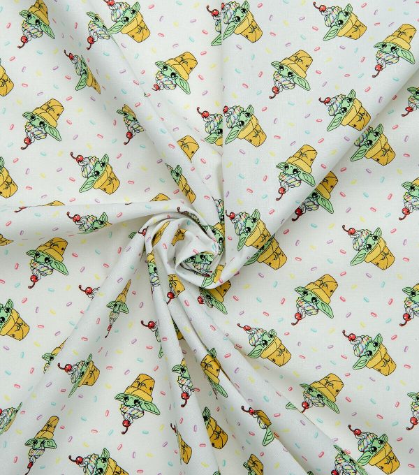 Mandalorian Cutest Dessert Cotton Fabric - Image 4