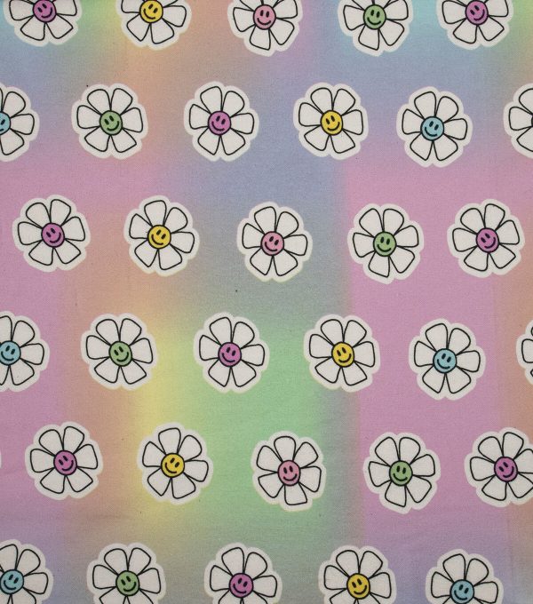 Super Snuggle Happy Daisy Flannel Fabric - Image 2
