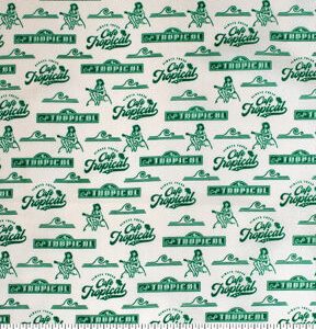 Schitt s Creek Cafe Tropical Cotton Fabric