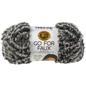 Lion Brand Go for Faux 64yds Super Bulky Polyester Yarn - Mink