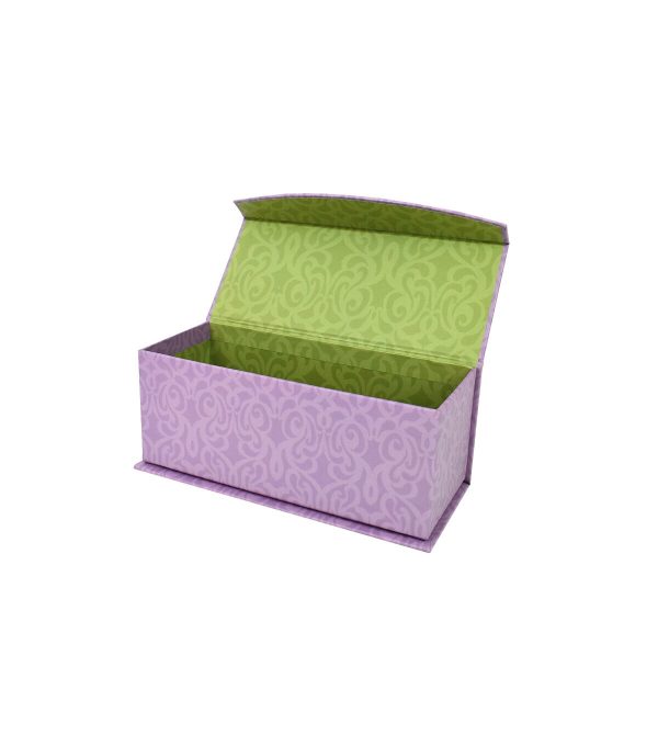 8 Purple Floral Fliptop Box - Image 2