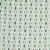 Green   White Foulard Heather Luxe Fleece Fabric