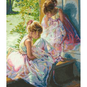 Dimensions 11 x 14 Ballerina Dreams Counted Cross Stitch Kit