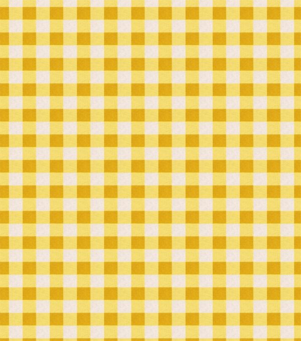 Gingham Yellow Super Snuggle Cotton Fabric